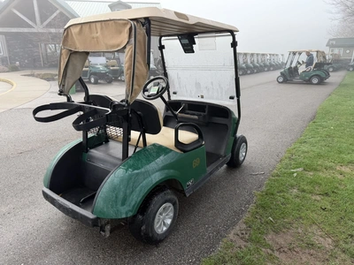 (1) 2019 E-Z-Go EFI golf cart with a Kawasaki gas engine, model 657061G01, includes canopy, fold-dow...