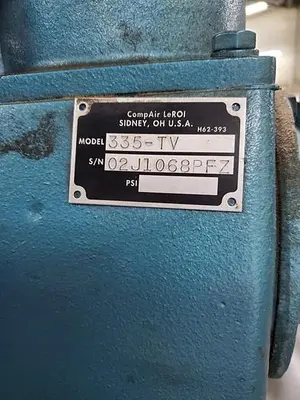 Used 1988 DAYTON 3Z967A-MODIFIED Lubricated Reciprocating Air Compressors Pennsylvania US | Hildebrand Machinery Co. #1485935