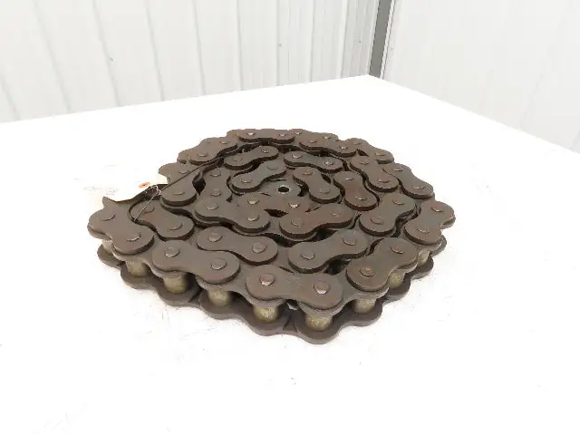 Link Belt RC160 #160 Roller Chain Riveted 9.25 Feet Length