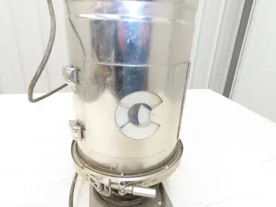 Sterling SSE-2 Stainless Conveying Hopper Loader Turbine Filter Unit 115V