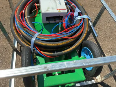 New JCT DB500 Dustless Blasting Unit, Includes SHWL Sand Blast Hose W.P. : 1.2 MPa, Approximately 53...