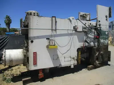 250 Ton, Niagara, OBI punch press, 10" stroke, 32 SPM, 58" x 34" bed, air clutch