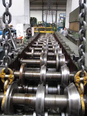 USED MGM + COLOMBO ROLL FORMING PUNCH LINE
