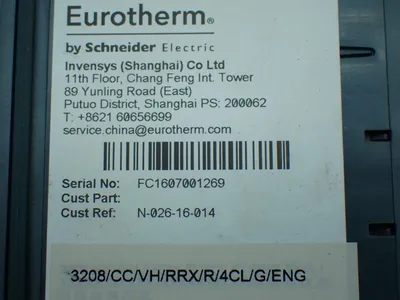 Used EUROTHERM 3208/CC/VH/RRX/R/4CL/G/ENG Temperature Controls Ohio US | HGR 24 #802945