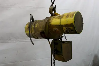 500 LB BUDGIT ELECTRIC POWERED CHAIN HOIST MODEL #116887-3: STOCK #11979