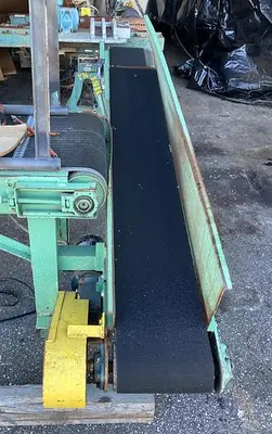 USED POWER BELT/LATERAL INCLINED CONVEYOR COMBINATION