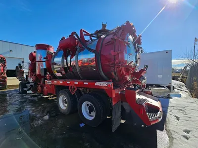 Used 2001 Presvac Systems PowerVac 5300 Vacuum Truck Michigan US | American Contractors Equipment Supply #1045789