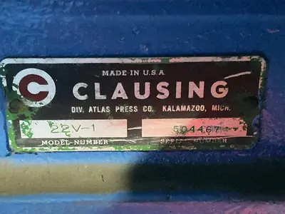 Used CLAUSING 22V1 Heavy Duty & Sensitive Single Spindle Drills Ohio US | HGR 24 #1456125