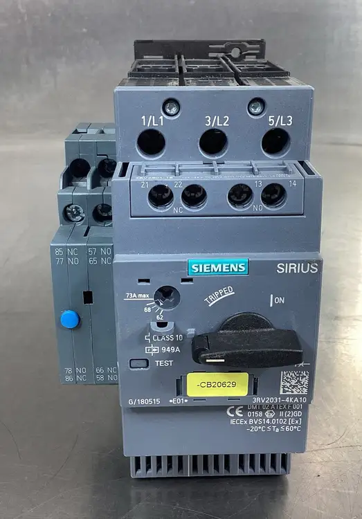 Used Siemens 3RV2031-4KA10 Circuit Breakers South Carolina US | Palmetto Automation #1150383
