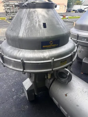 (2) Alfa-Laval MRPX 417 TGV-74C warm milk separators, 316SS.