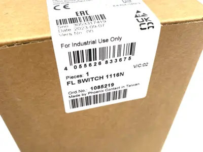 NEW PHOENIX CONTACT NARROW ETHERNET SWITCH, 16-PORTS, 1085219