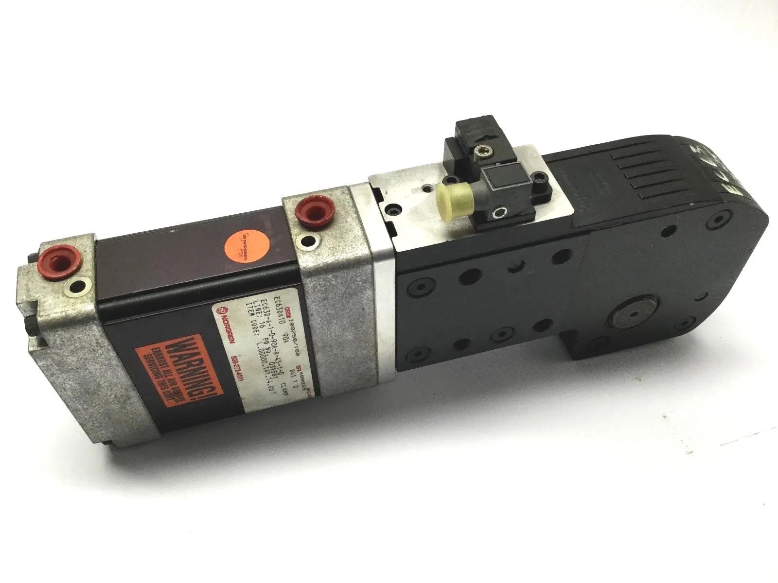 EC63D-A-0-90A-R-45-1-0 | Norgren  Pneumatic Robotics Power Clamp - Used