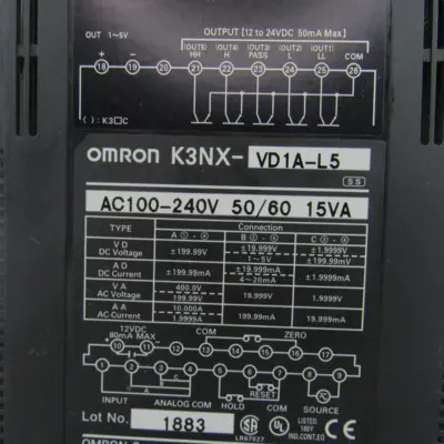 USED OMRON K3NX-VD1A-L5