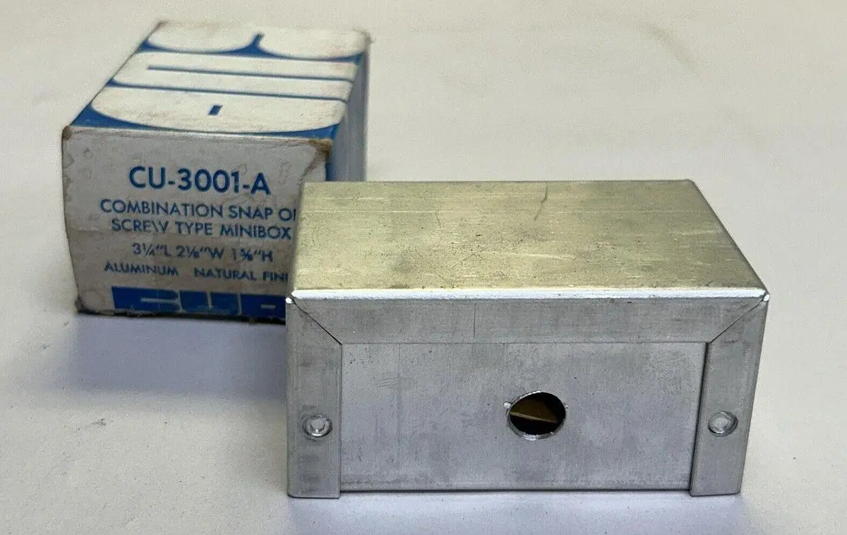 New | in-Stock BUD INDUSTRIES CU-3001-A Miscellaneous Equipment (Electrical & Power) | Surplus Asset Holdings #1193773