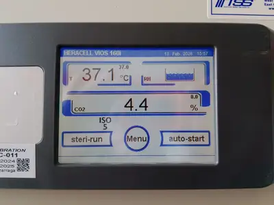 Thermo HERAcell Vios 160i Double Stack Copper Lined CO2 Incubators (2015)