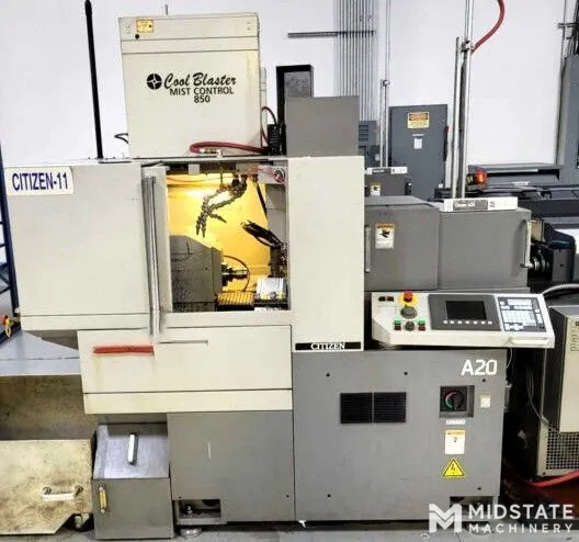 2008 CITIZEN A20VIIPL Swiss Type Automatic Screw Machines | Midstate Machinery