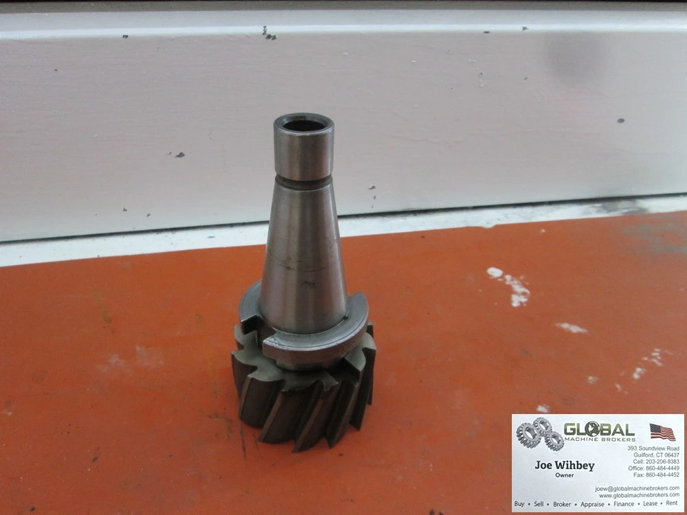Cat 40 Chuck Holder With 3" Dia x 2" Tall CNC Cutting Bit 12 Blade