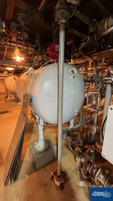 USED Pfaudler 500 Gal Pfaudler Glass Lined Horizontal Chemstore Receiver Tank, 55#