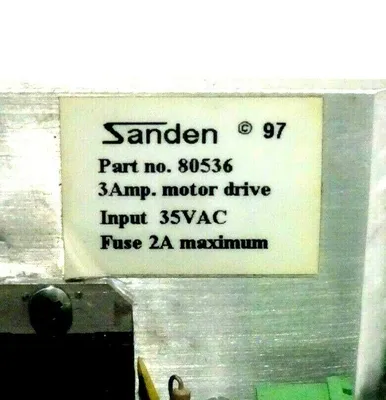 USED SANDEN 80536 CIRCUIT BOARD