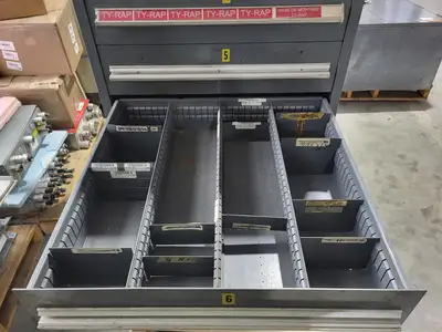 30" x 30" x 60" 9-Drawer Tool Cabinet
