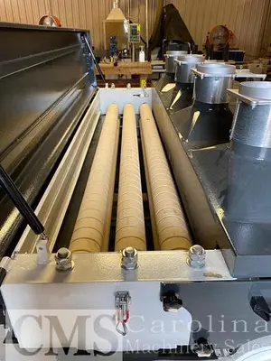 USED WOODTECH PANEL RIP SAW WITH INFEED