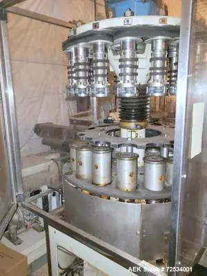 Used Complete Wine Bottling Line with Corker, Labeler & Capsule Shrinker