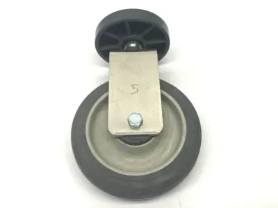 New | in-Stock Metro Plated Rigid Stem Caster 5" w/ Donut Bumper Casters Michigan US | Maverick Industrial Sales #1394294