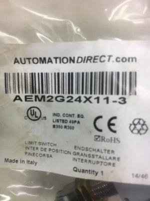 New | in-Stock Automation Direct AEM2G24X11-3 Relays & Switches Indiana US | J&J Industrial Supply #512963