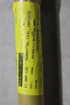 VEGA VEGACAP 64 OIL SENSOR CP64.XXFNCRKJX NEW UNIT STOCK G744