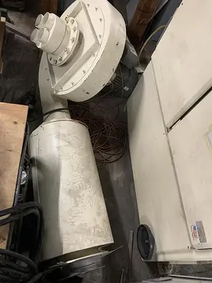 USED CEMCO 30 HP BLOWER STYLE VACUUM FOR WIDE-BELT SANDER FEED CONVEYOR