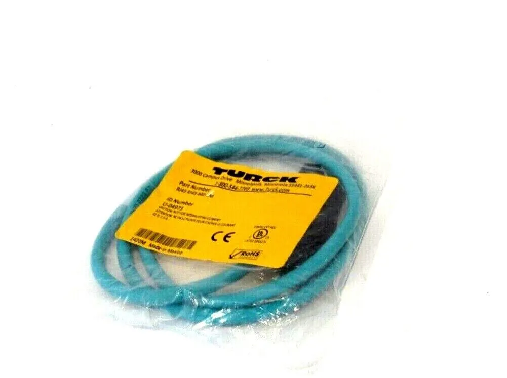NEW TURCK RJ45 RJ45 440-1M CABLE U-04973 RJ45RJ454401M
