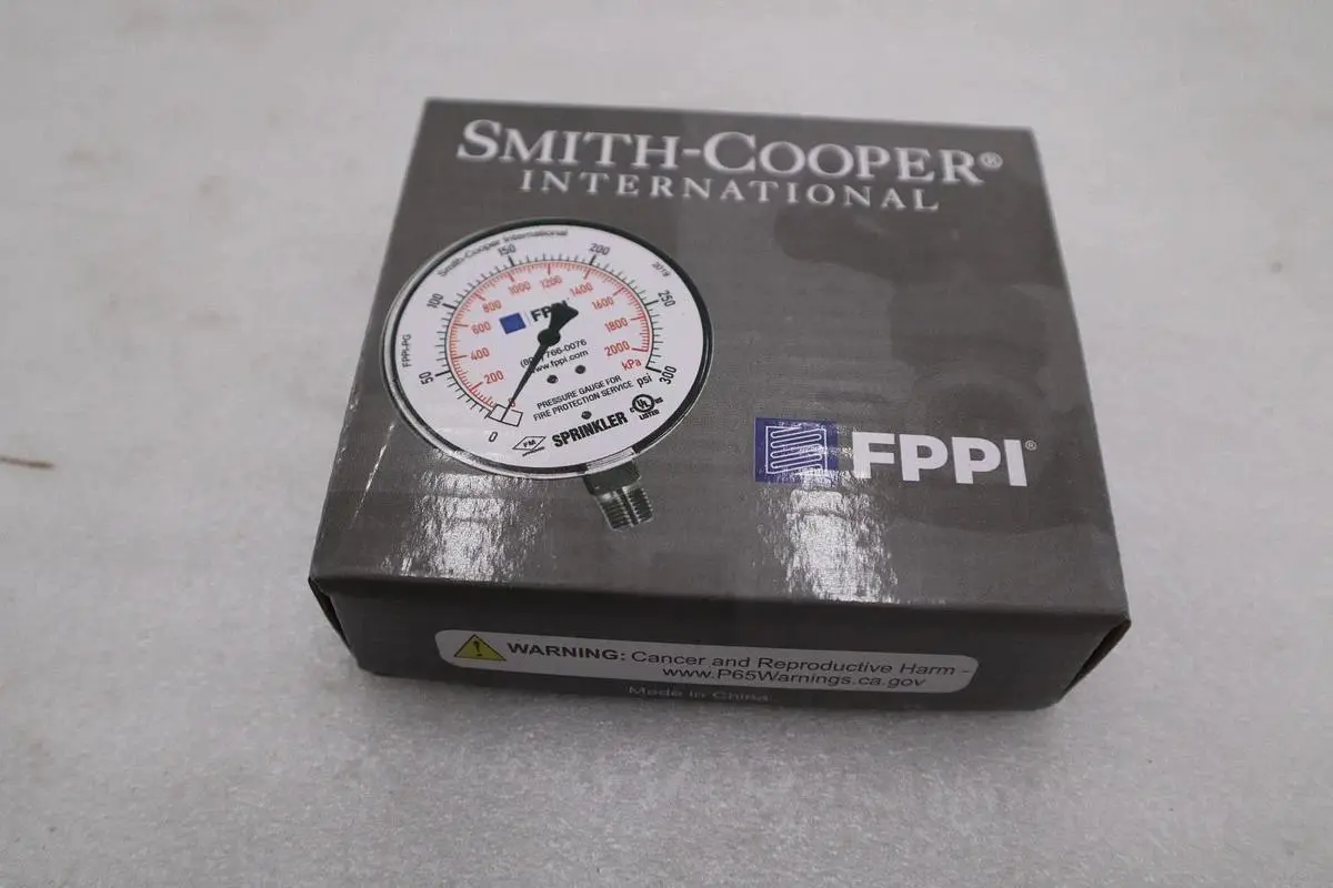 LOT OF 5 - FPPI 11-552-00 Fire Sprinkler Protection Air Gauge - STOCK GF92A