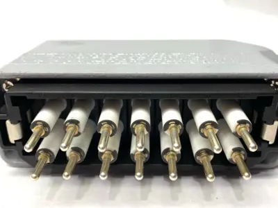 USED ILME HOOD M25 SIDE SENTRY W/ AMPHENOL C146 P24 001 G8 CONNECTOR FRAME