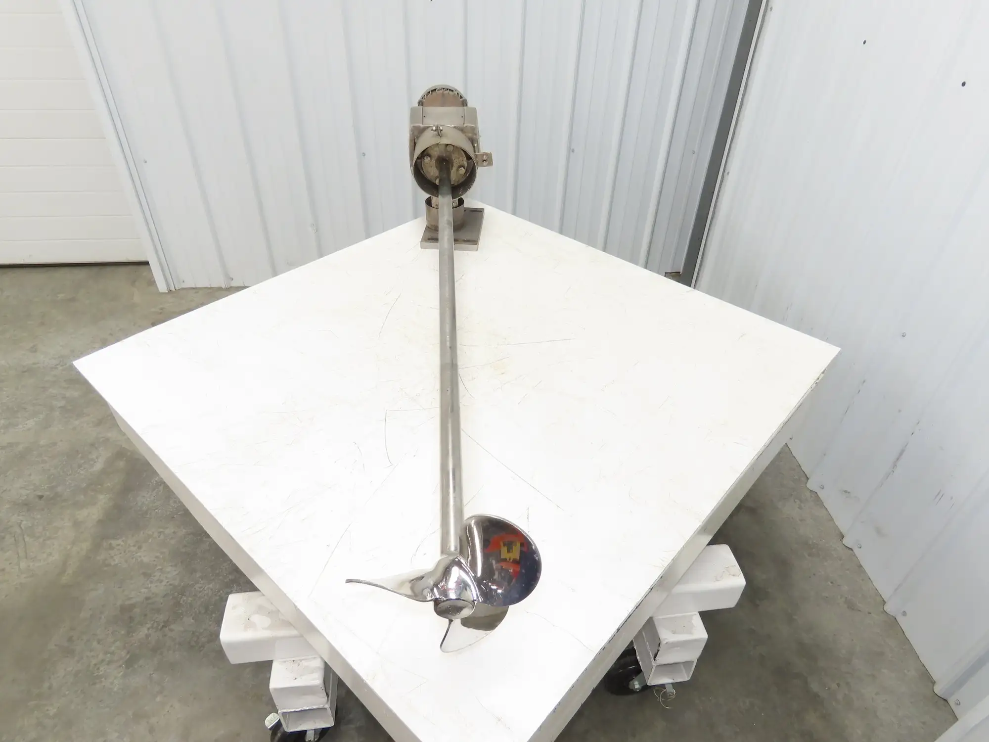 Lightnin XJ-117 Dura-Mix Clamp Tank Mixer Agitator 9"x 55" Impeller 1Hp 3PH