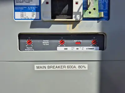 Power Distribution Center (PDC) - 600 Amp Main Breaker