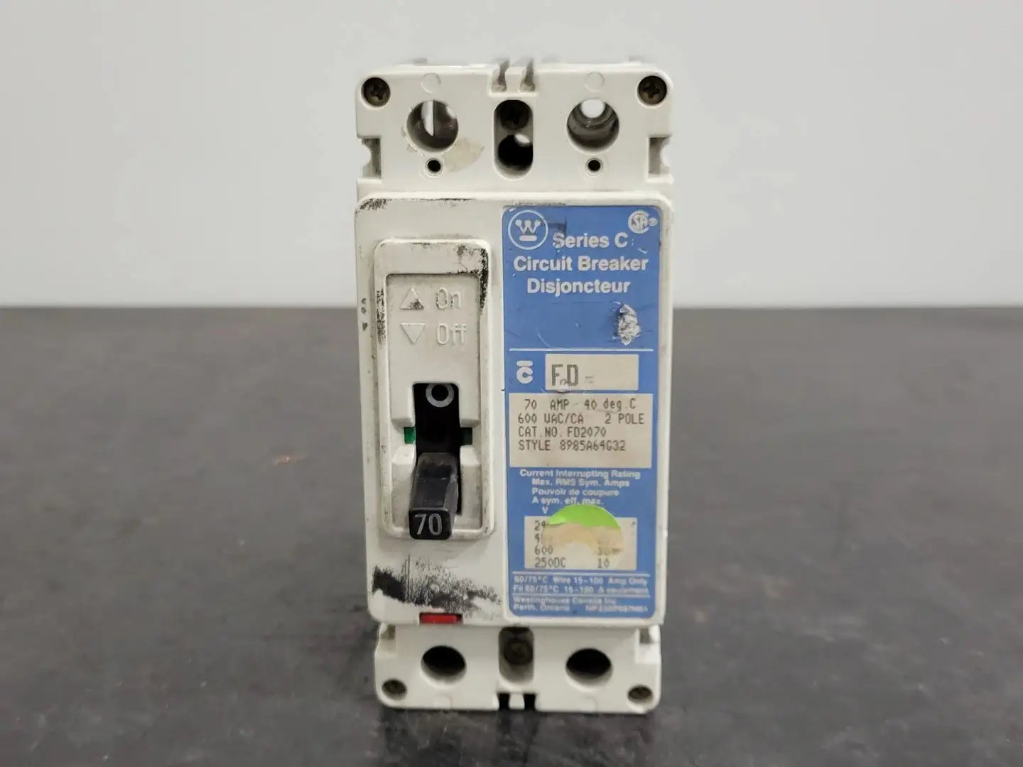 USED WESTINGHOUSE FD2070