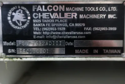 2012 CHEVALIER FSG-1632ADIII Reciprocating Surface Grinders | CNC EXCHANGE (9)