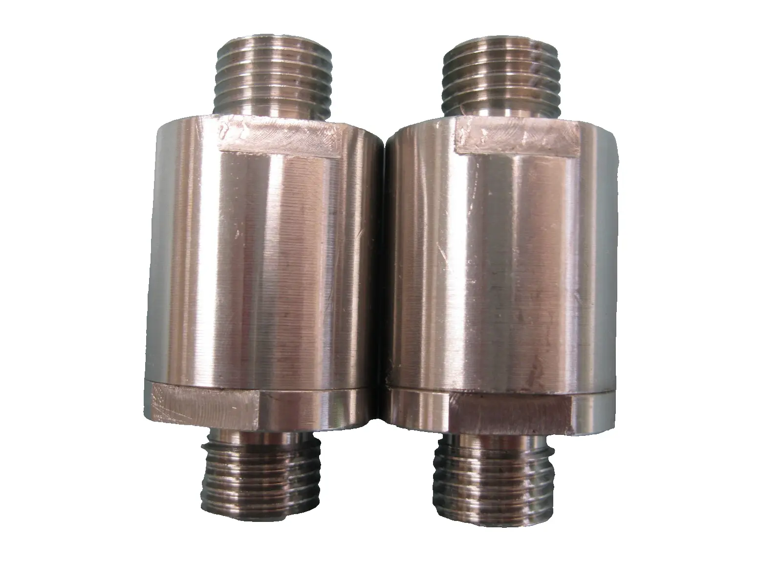 Lot (2) Unbranded Stainless Steel Poppet Check Valve 1/4" MNPT L14