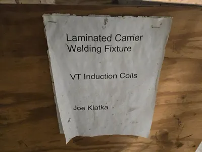 Laminated Carrier Welding Fixture