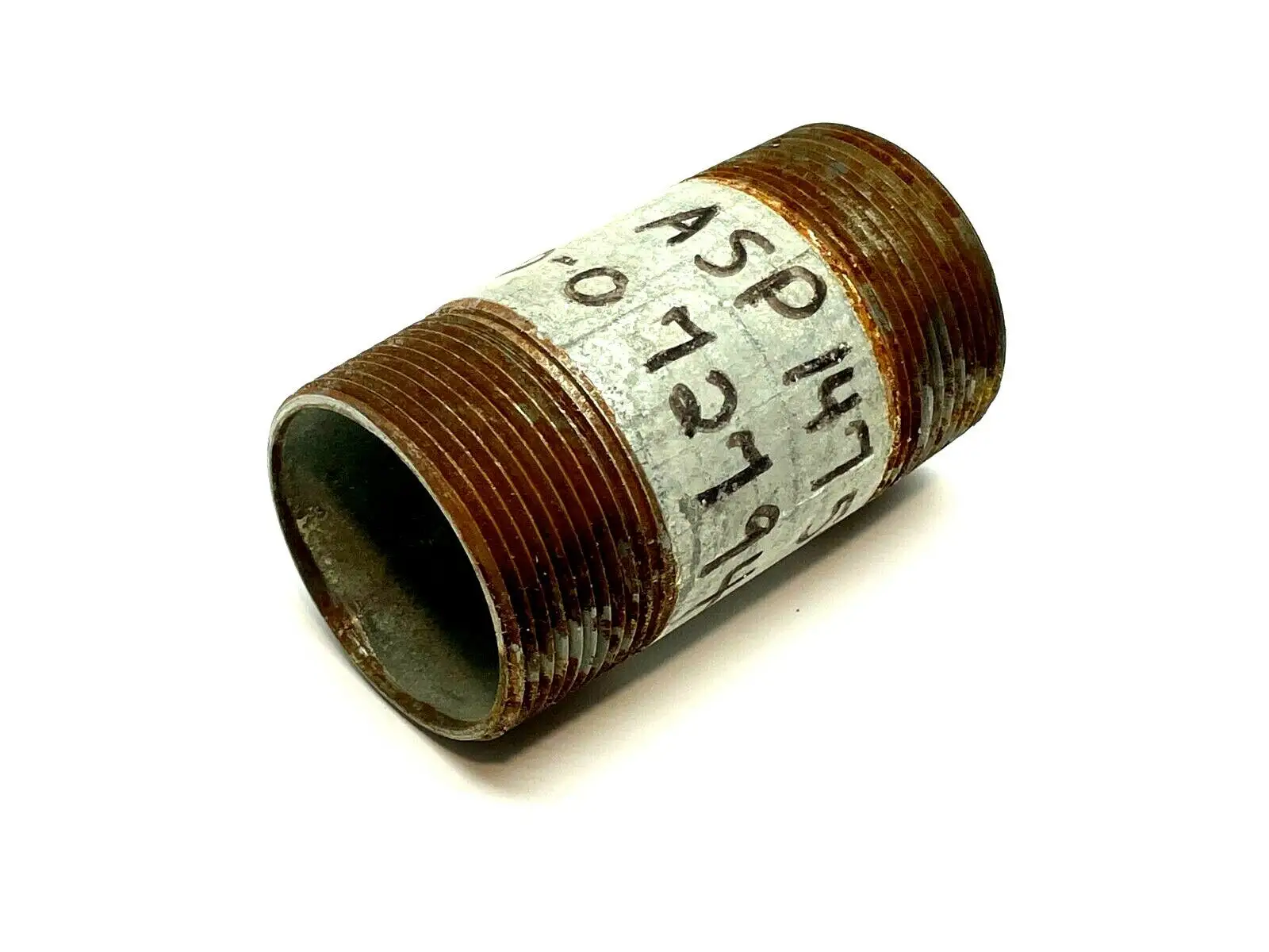 Rigid Conduit Nipple Galvanized Steel 2-3/4" Thread 5" Length - New Other