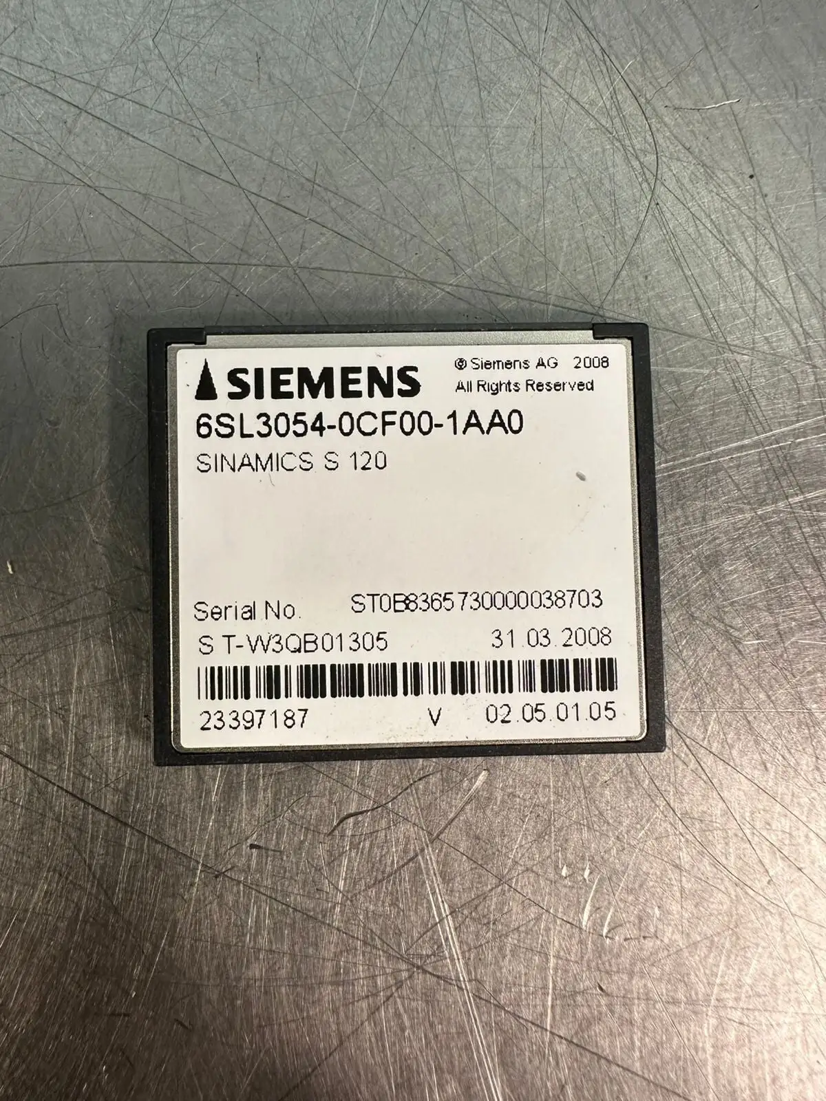 Siemens 6SL3054-0CF00-1AA0 / Sinamics S120 / 6SL30540CF001AA0 (7.2.2)