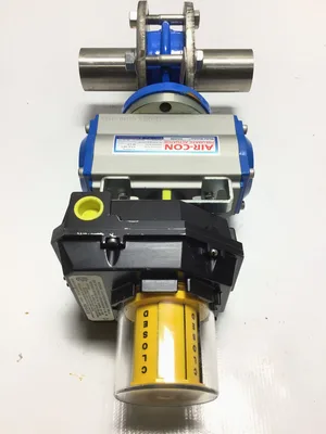 Air-con DA063B 5W2P-310-08B Pneumatic Actuator w/ Watchman Valve Position Transmitter