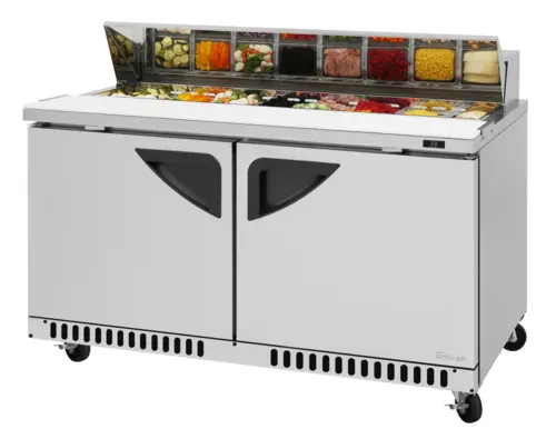 Turbo Air TST-60SD-FB-N 60 1/4" Super Deluxe Sandwich/Salad Prep Table w/ Refrigerated Base, 115v