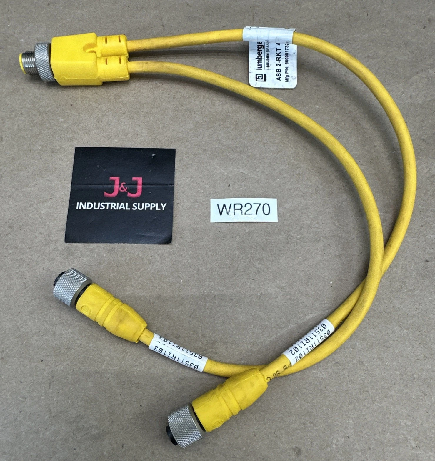 NEW Lumberg ASB2-RKT4/3-645/0.3M