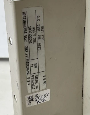 USED Westinghouse 5D32123G01