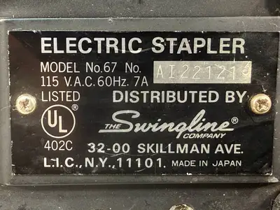 Used Swingline _UNKNOWN_ Staplers South Carolina US | Palmetto Automation #1152970