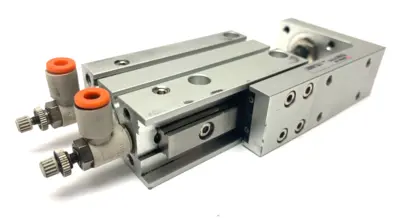 MXH16-30 | SMC  Pneumatic Compact Slide Cylinder Table 0.7MPa Max - Used