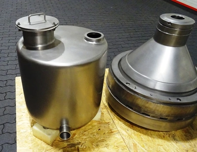 Westfalia MSD 300-01-777 warm milk separator, 316SS.