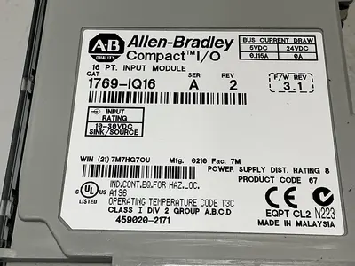 USED ALLEN BRADLEY 1764-24BWA SER B