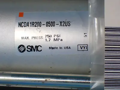 Smc  250psi Pneumatic Cylinders.